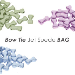 Bow Tie Jet Suede BAG