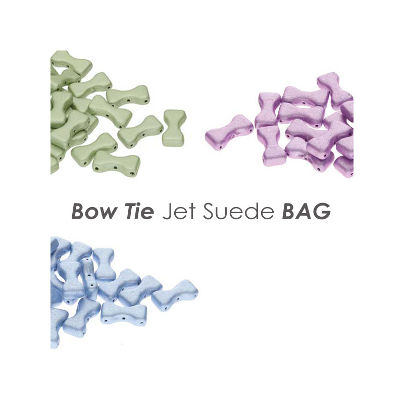 Bow Tie Jet Suede BAG