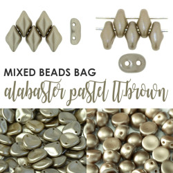 Mixed Beads Alabaster...