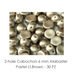Mixed Beads Alabaster Pastel Lt.Brown BAG