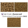 Miyuki Duracoat Galvanized Champagne BAG