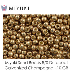 Miyuki Duracoat Galvanized Champagne BAG