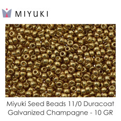 Miyuki Duracoat Galvanized Champagne BAG