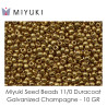 Miyuki Duracoat Galvanized Champagne BAG