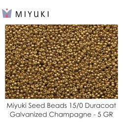 Miyuki Duracoat Galvanized Champagne BAG