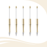 Set di 5 Bead Pen Color Oro