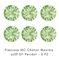 Preciosa Chaton ss39 Green Selection BAG