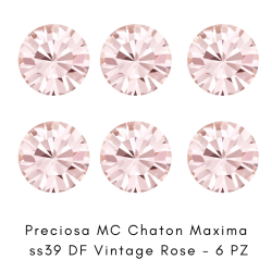 Preciosa Chaton ss39 Pink Selection BAG