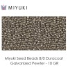 Miyuki Duracoat Galvanized Pewter BAG