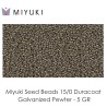 Miyuki Duracoat Galvanized Pewter BAG