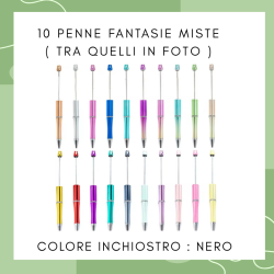 10 BEAD PEN - Colori misti