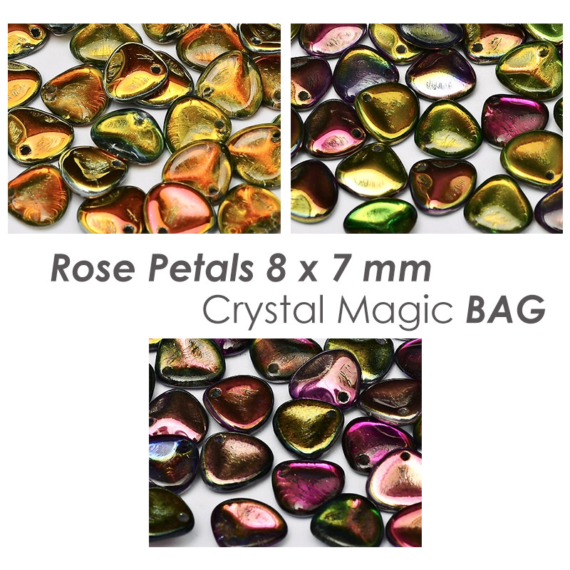 Rose Petals 8 x 7 mm Crystal Magic BAG