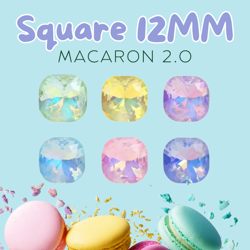 Square in Vetro 12MM Macaron 2.0