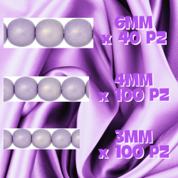 Round Beads Neon Grape Bag