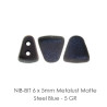 Mixed Beads Metalust Matte Steel Blue BAG
